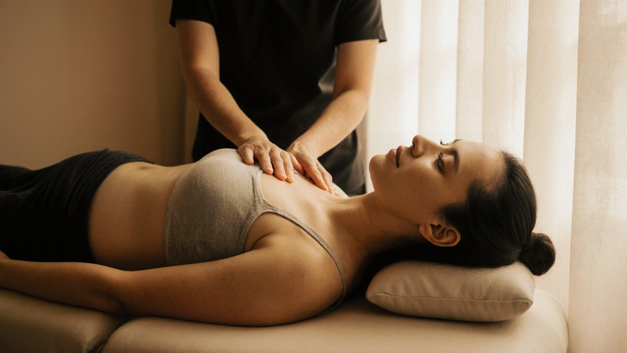 Jak těhotenská masáž může pomoci při porodu