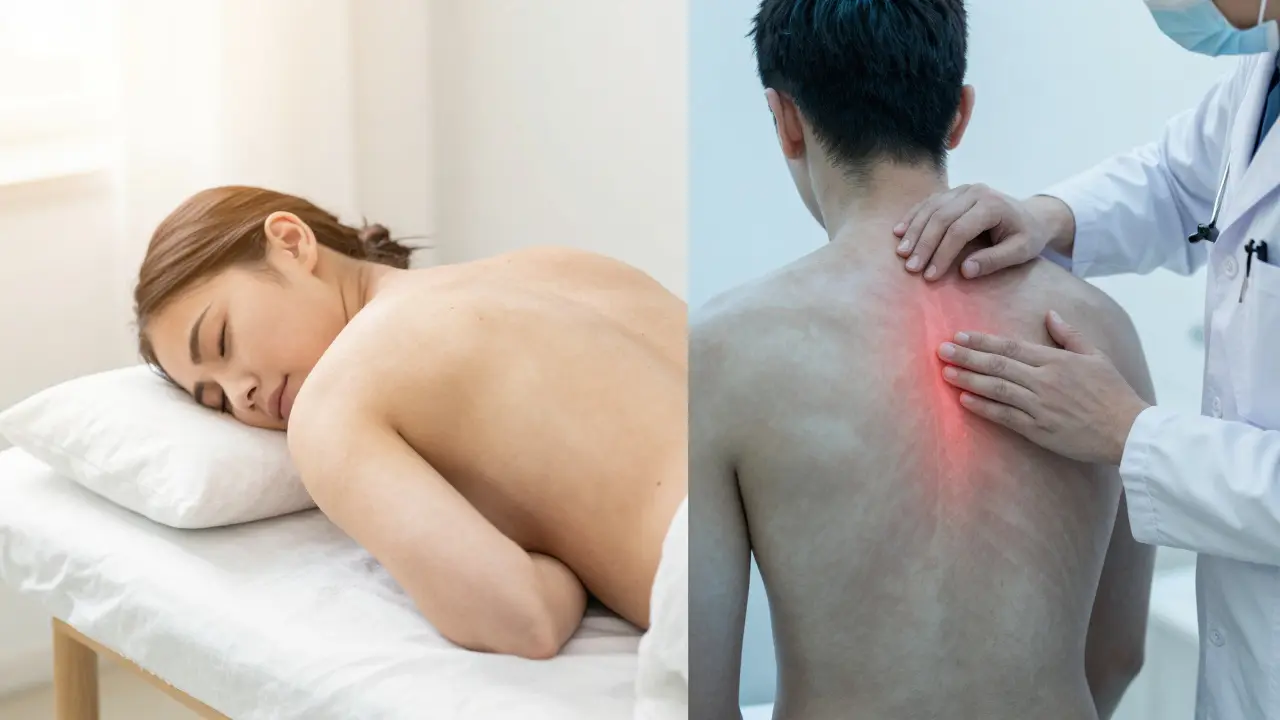 Rozdíl mezi mechanickou bolestí zad a nutností lékařské diagnostiky
